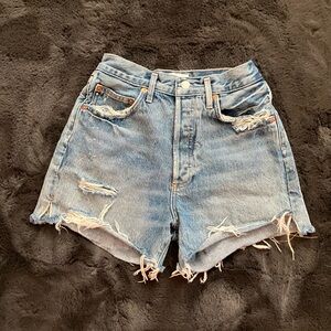Distressed Denim Women Shorts